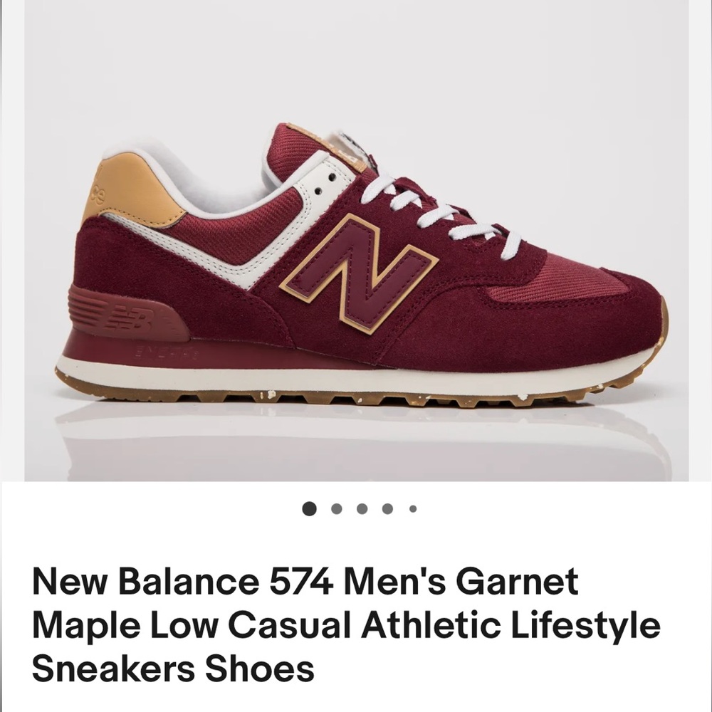 New Balance 574 / size 9.5 / mens new balance tennis shoes / brand new